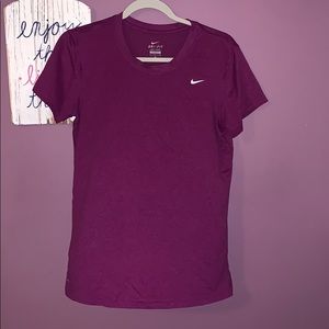 Purple dri fit tee